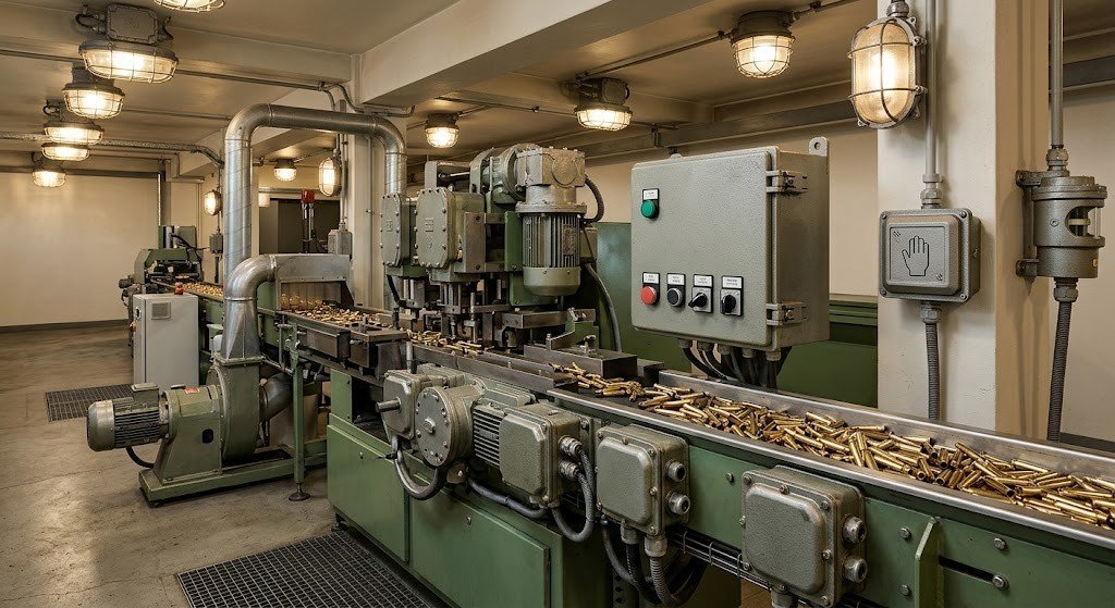 Ex-Proof Systems for Ammunition Production